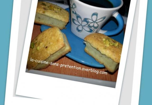 Financiers aux amandes et aux pistaches...