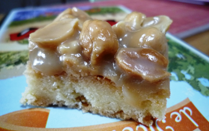 Bouchées aux cacahuètes, gingembre et sirop d'érable