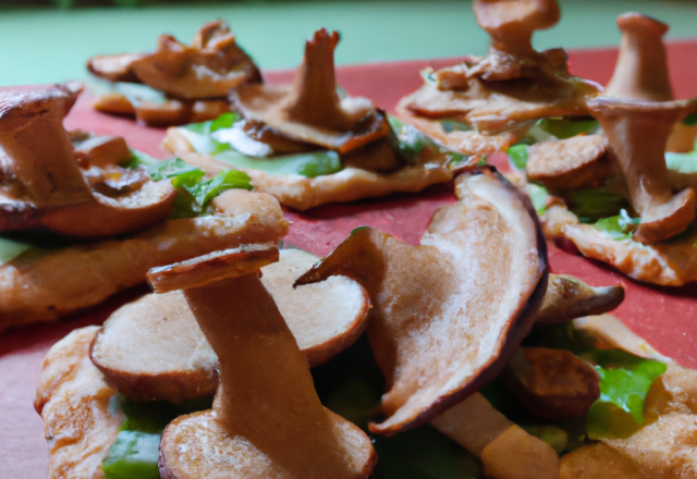 Biscuit aux cèpes