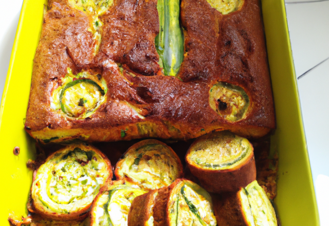 Cake aux courgettes en machine a pain