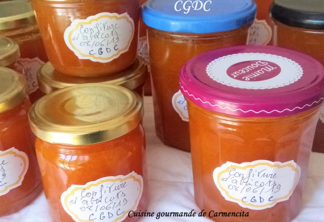 Confiture d'abricot à la fève Tonka