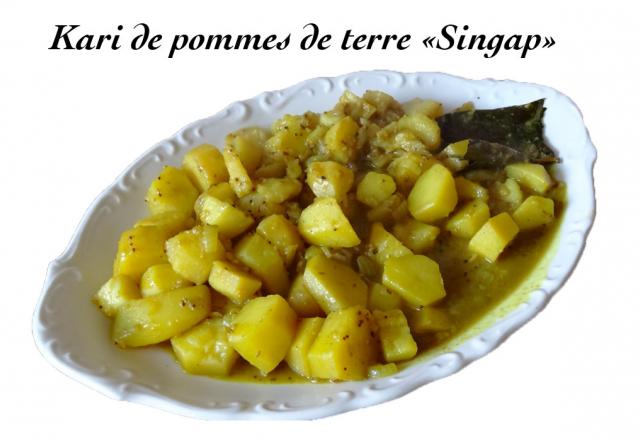 Kari de pomme de terre "Singap"