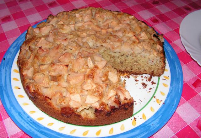 Gâteau aux pommes et aux graines de pavot