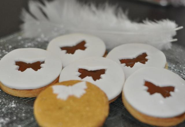 Sablés marshmallow et confiture de lait