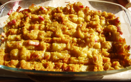 Galette de pommes de terre aux topinambours et au thym