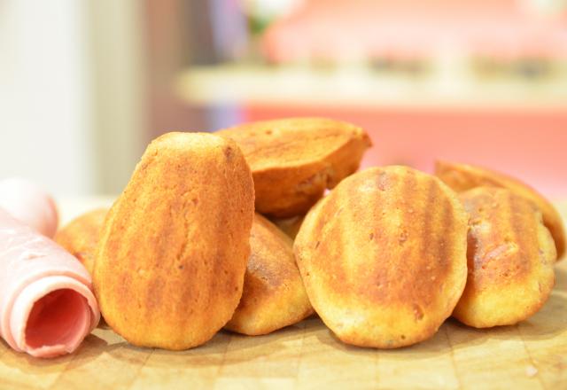 Madeleines au jambon