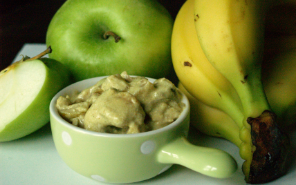 Curry de cuisses de grenouilles à la pomme et à la banane