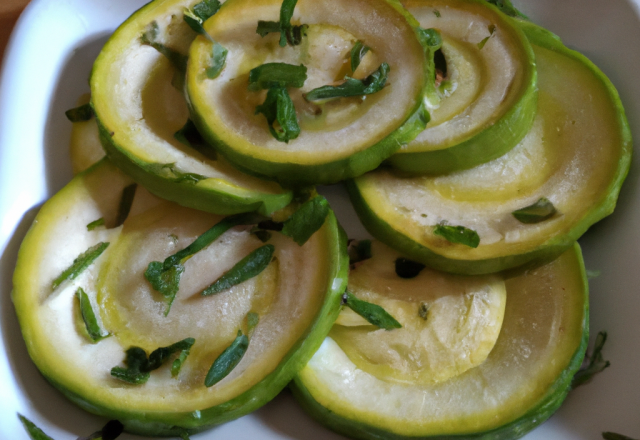 Courgettes à la provençale