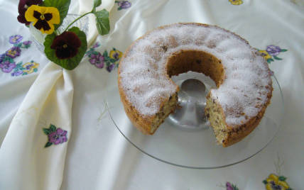 Gâteau de rhum et aux pommes