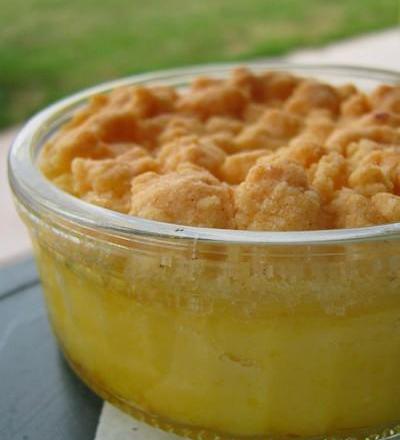 Crumble au citron sans gluten