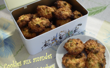 Cookies aux amandes et aux pistaches