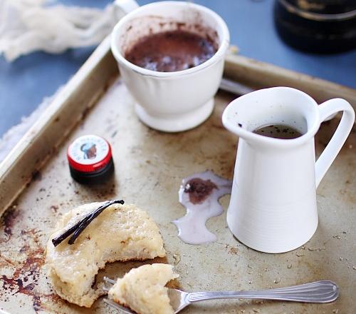 Crumpets au rhum Negrita et sirop de vanille