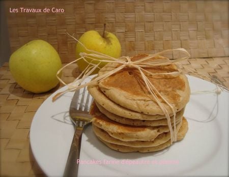 Pancakes farine d'épeautre et pommes