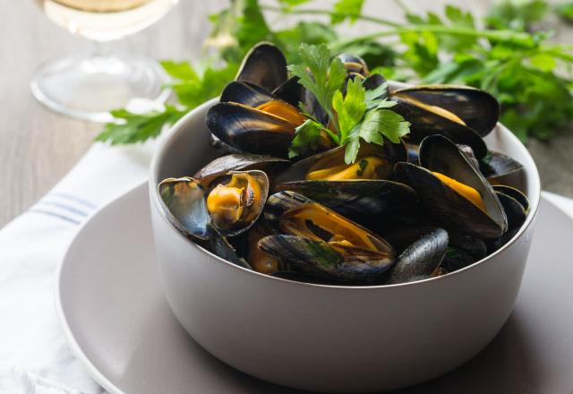 Moules marinières à la cocotte faciles