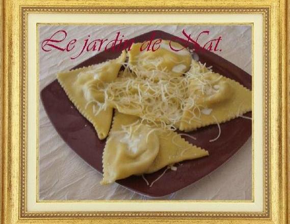 Raviolis au roquefort rapides