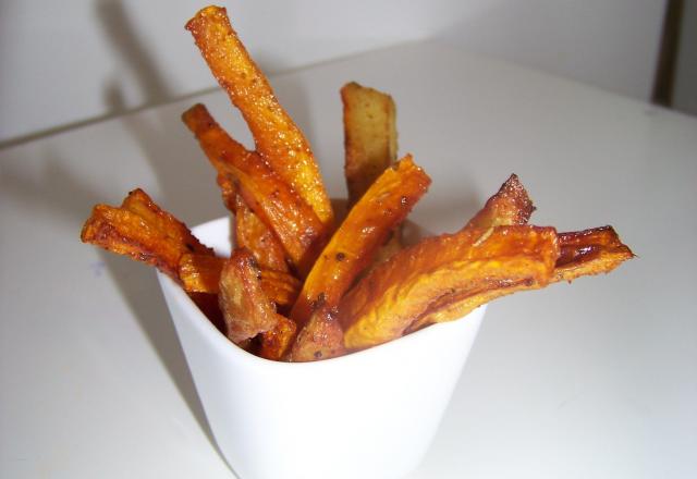 Verrine de frites de carottes