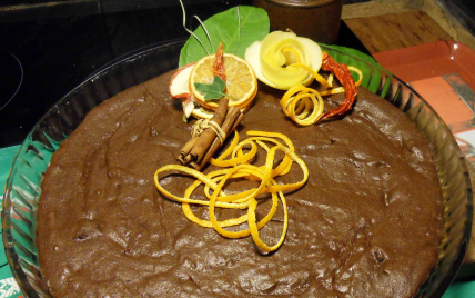 Fondant chocolat et orange