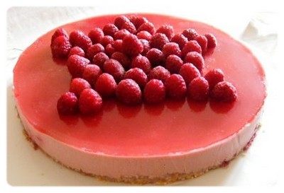 Bavarois à la framboise