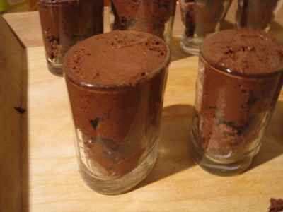 Mousse choco croustillante