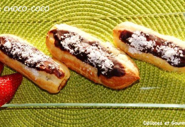 Mini éclairs choco-coco