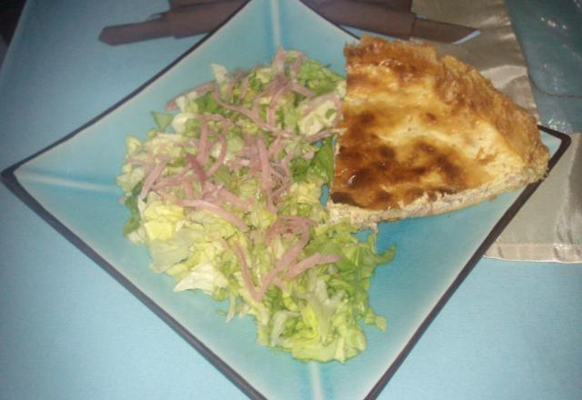 Quiche au jambon fumé