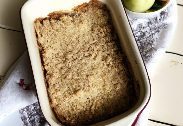 Crumble pomme-poire