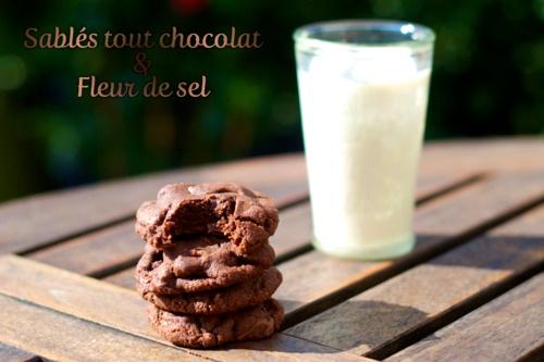 Sablés tout chocolat et fleur de sel