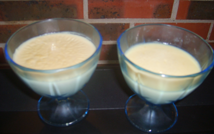 Panacotta aux deux laits