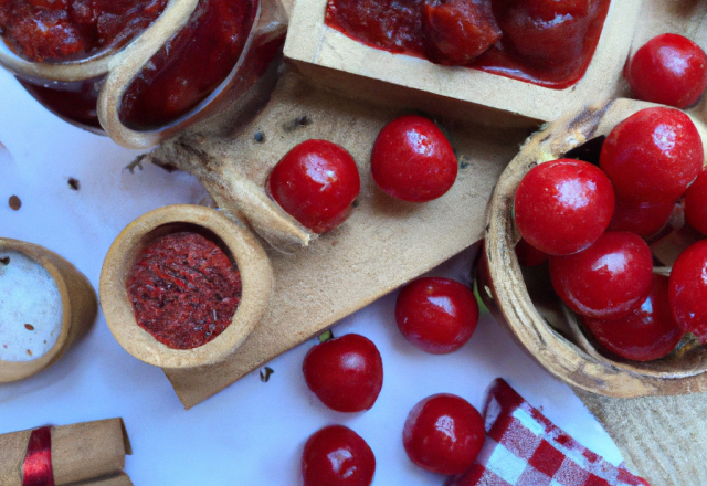 Confiture de tomates cerises à la cannelle