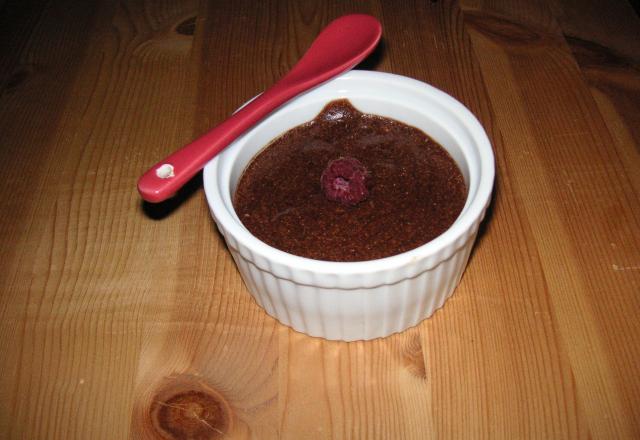 Mousse au chocolat noir économique