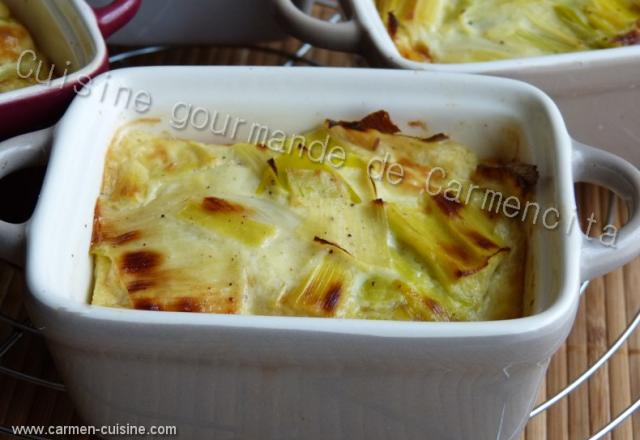 Poireaux en gratin