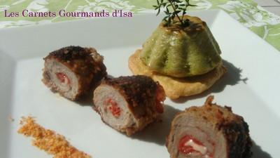 Basco-veau ou la Roulade de veau au chorizo et brebis