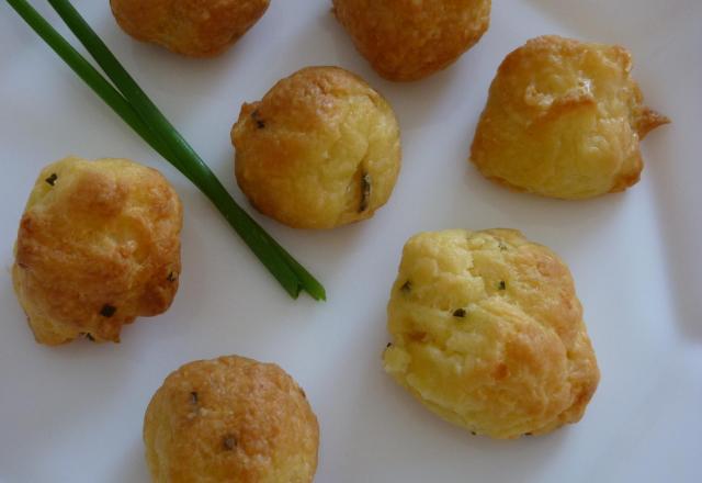 Gougères assorties aux fromages de nos régions