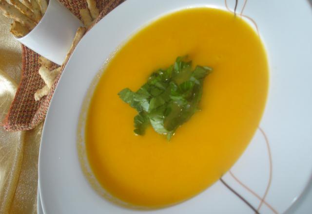 Velouté de carottes maison