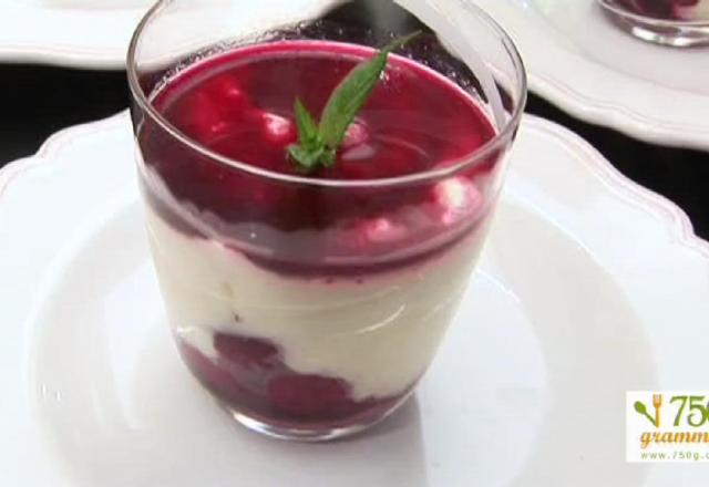 Tiramisu aux fruits rouges relevé au marsala