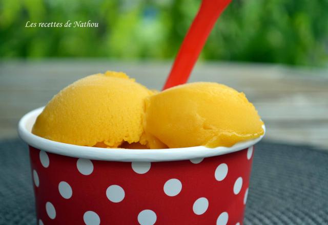 Sorbet mangue citron vert