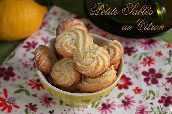 Petits biscuits au citron