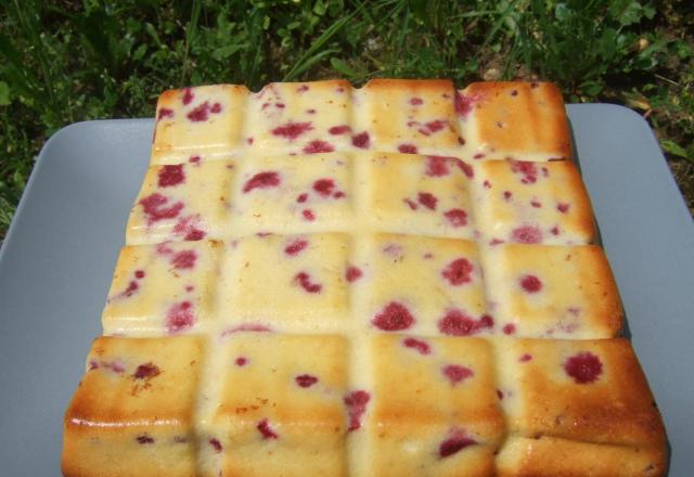 Fondant framboise chocolat blanc