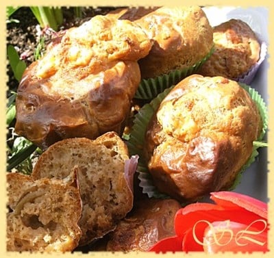 Muffins d'endives au roquefort