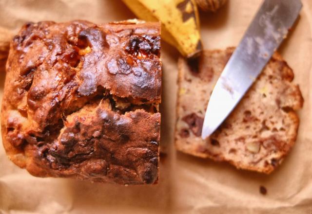 Banana bread à la farine de châtaigne