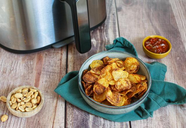 Chips de pommes de terres au Air Fryer