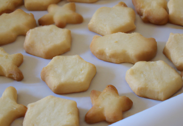 Petits sablés traditionnels de Noël