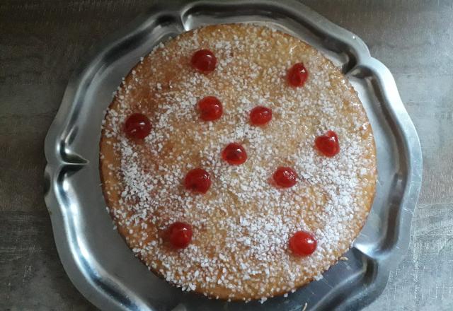 Gâteau au yaourt à la vanille sans levure