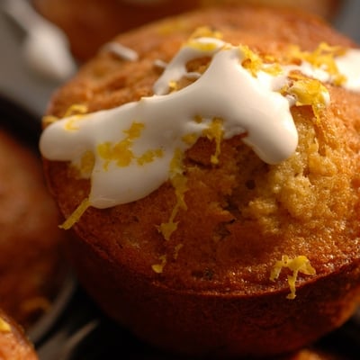 Muffins aux courgettes acidulées