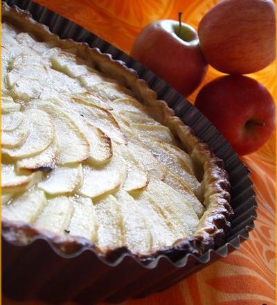 Tarte aux pommes express