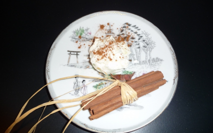 Glace à la cannelle et au sirop d'érable