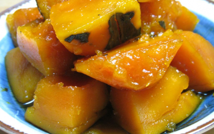 Kabocha (potiron japonais) confite