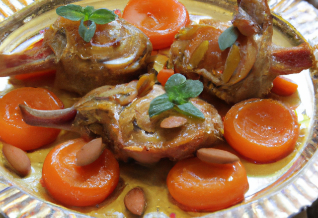 Cuisses de lapin aux abricots secs