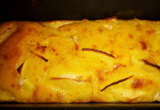 Cake Auvergnat à la fourme d'Ambert et aux pommes