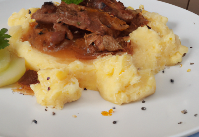 Parmentier de canard au thermomix